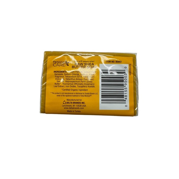 Personal Care Raw Shea Butter & Rosemary Extract Bar Soap Pack of 5 - Picture 2 of 2